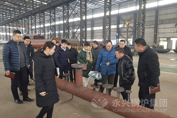 评审小组考察永兴车间 评审小组考察永兴车间