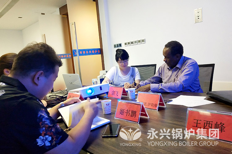 非洲客户来访永兴特种设备，并实地参观考察