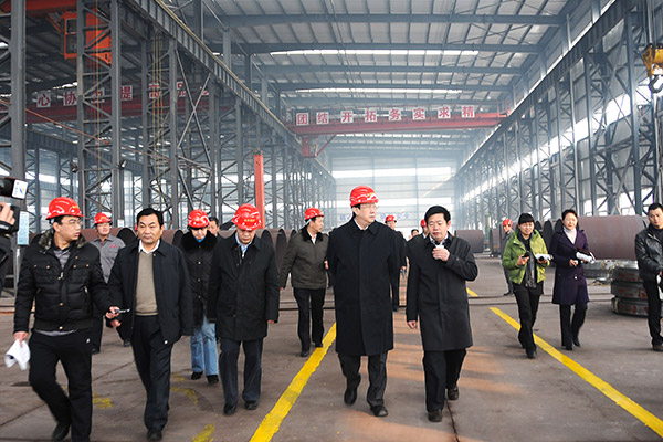 省领导莅临永兴特种设备参观考察并指导工作