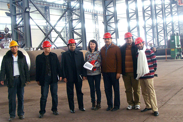 巴基斯坦客户实地考察永兴特种设备